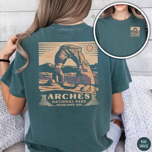 Arches National Park Shirt Utah Traveler Gift Arches Park Crewneck Vintage Utah Shirt Mighty Five Tee Desert Vibes Shirt National Parks Gift