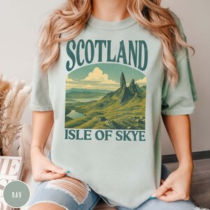 Scotland Traveler Shirt Scottish Highlands Crewneck Scotland Shirt Gift for Scotland Lover Gift for Scottish Pride Shirt Vacation Tee