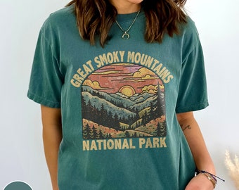 Tennessee Shirt Smoky Mountains Shirt Tennessee Vacation Trip Shirt Great Smoky Mountains National Park Shirt Hiking Shirt Mountain Shirt