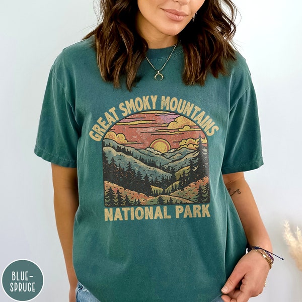 Tennessee Shirt Smoky Mountains Shirt Tennessee Vacation Trip Shirt Great Smoky Mountains National Park Shirt Hiking Shirt Mountain Shirt