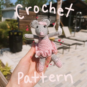 Tiny Ballerina Mouse | Crochet Pattern