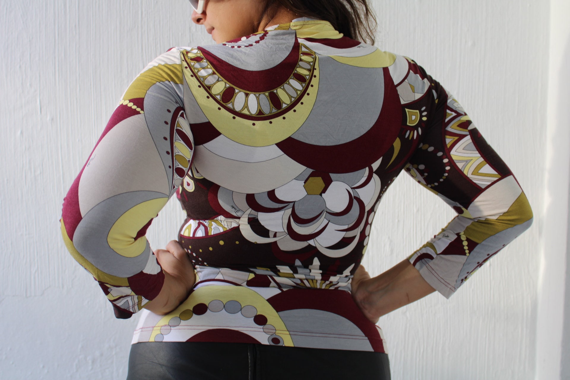 Vintage 2000s Emilio Pucci Printed Top - Etsy