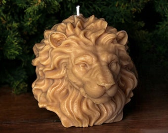 Unique lion candles | best gifts for him | Dad Husband Boyfriend anniversary gift | fathers day gifts | pillar candles | boyfriend birthday
