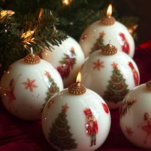 Nussknacker Stil Weihnachtskerze Ornament 1 Stück: Feiertagsdekoration und Weihnachtsgeschenk