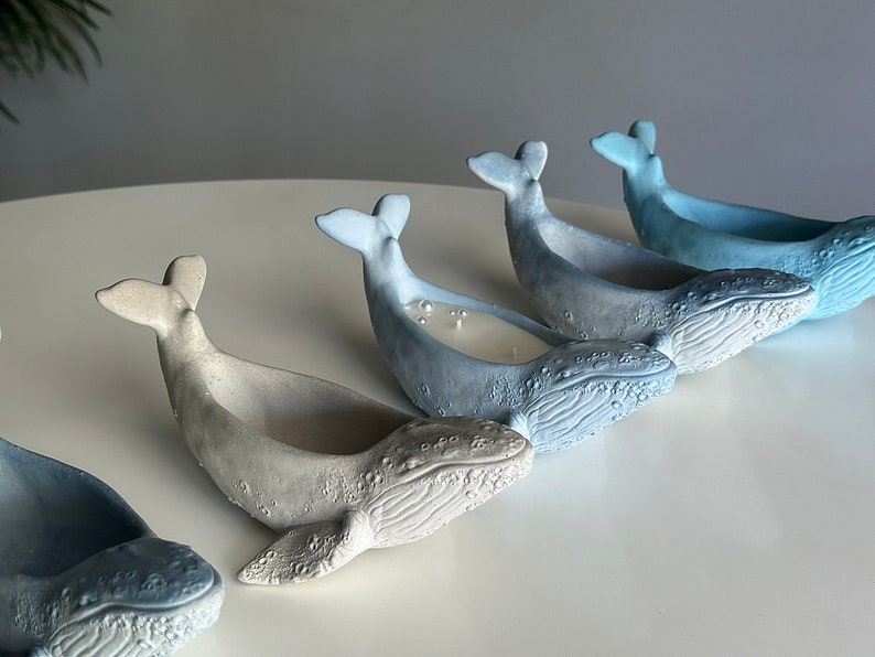 Whale Candle Scandinavian decor Decorative unique candles Aesthetic homemade candles Container Candles image 10