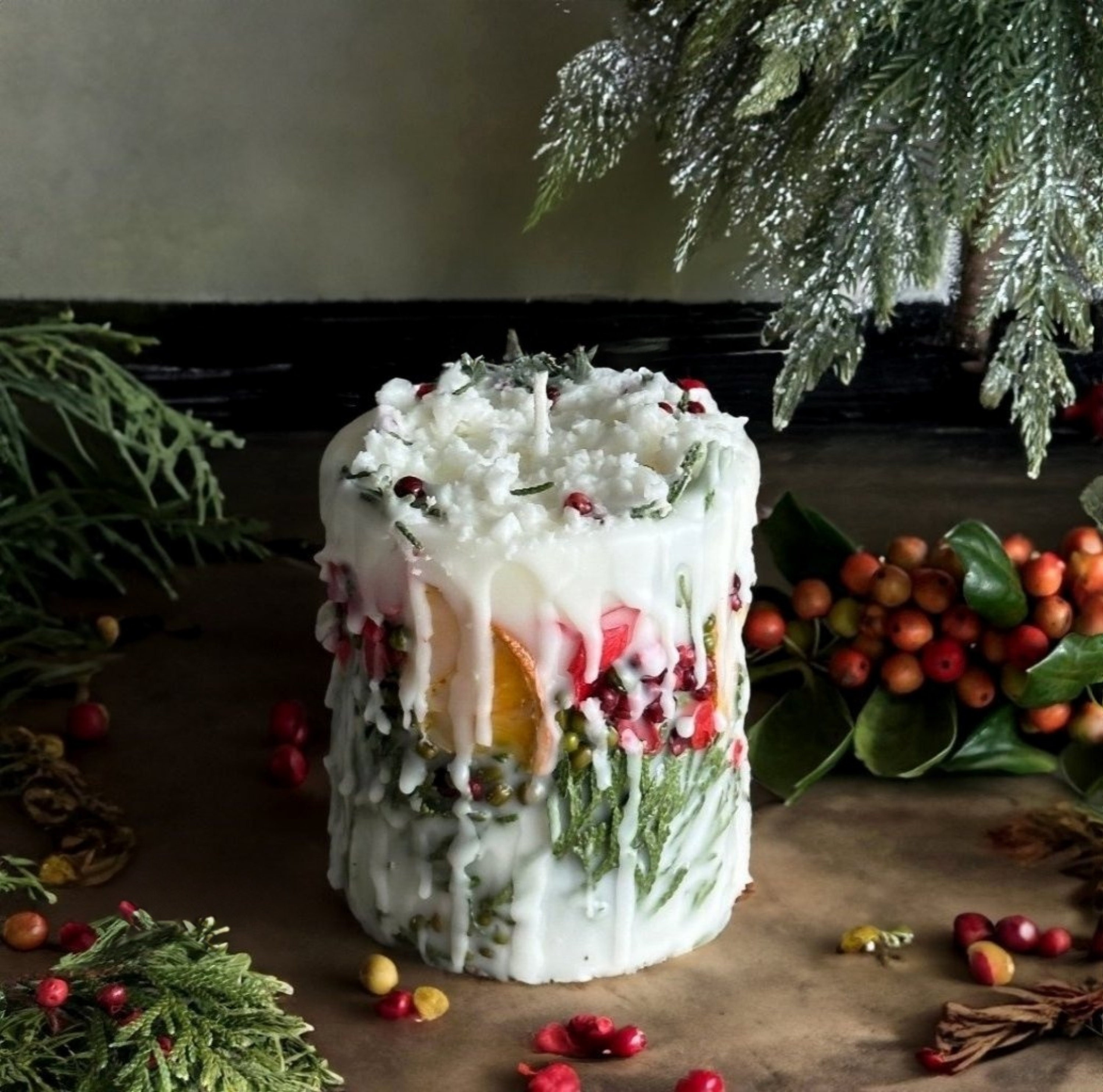 Christmas candles | Holiday and Christmas candle | Best Gifts | Rustic Holiday Decor