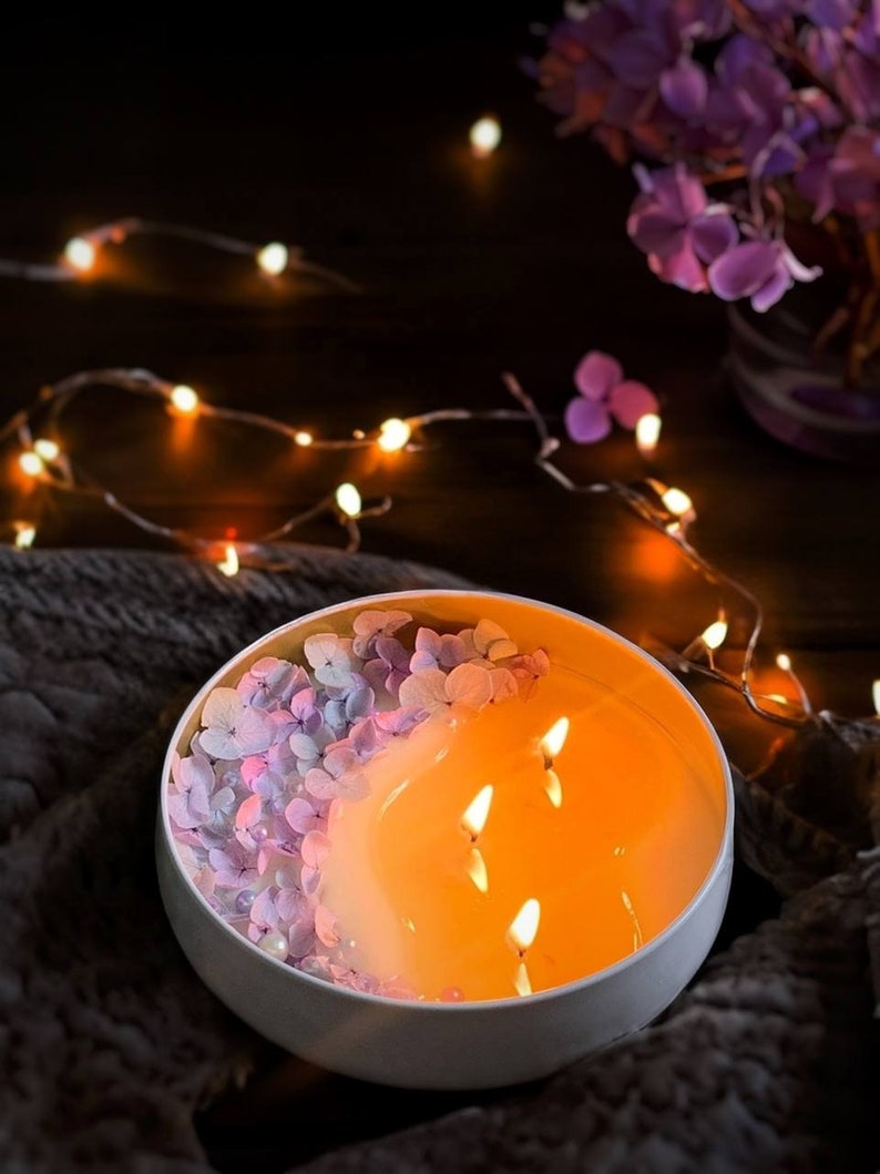 Best gifts for her decor boho 30th 40th 50th birthday gift for women mothers day candle Aesthetic homemade pillar candles image 4