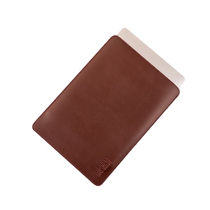 LOS CAJA Housse pour ordinateur portable 13 pouces compatible MacBook Pro et Air élégante et minimaliste - Cuir synthétique, surface intérieure douce A1.