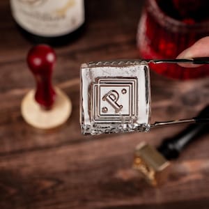 Custom Ice Stamp,  Custom Brass Ice Stamp, Personalized ice stamp custom, Custom Initials Ice Stamp, Whiskey Ice Stamp, Custom Logo Stamp