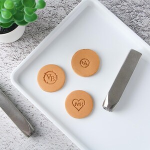 Custom Metal Stamp for Pottery, Clay, and Jewelry