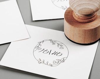 Timbro in gomma personalizzato, timbro personalizzato, timbro con logo personalizzato, qualsiasi dimensione può essere personalizzata, timbro per libro, timbro iniziale, timbro aziendale, timbro per borsa