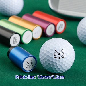 Monogram Golf Ball Stamp, Golf Ball Marker, Custom Stainless Stamp, Custom Golf Ball Stamp, Gift For Dad & Husband, Personalized Ball Stamp