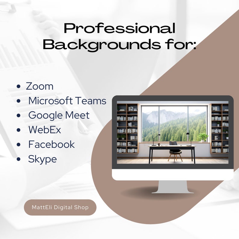 Zoom Backgrounds zoom Virtual Backgrounds Background Etsy