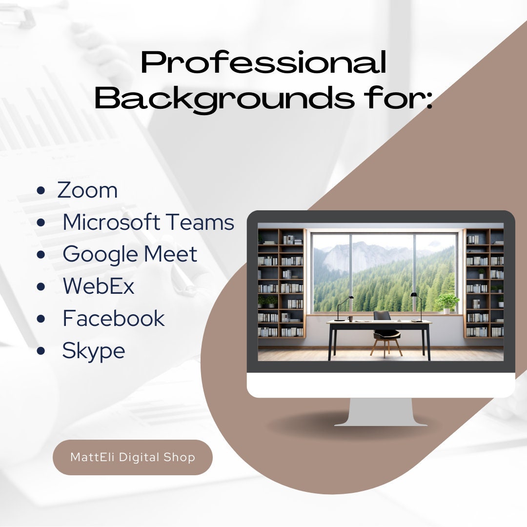 Zoom Backgrounds zoom Virtual Backgrounds Background Etsy