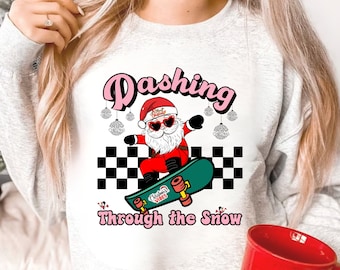 Retro Christmas png, Santa Claus png, Christmas png, Christmas sublimation, merry Christmas png, Christmas vibes png, Sublimation Design