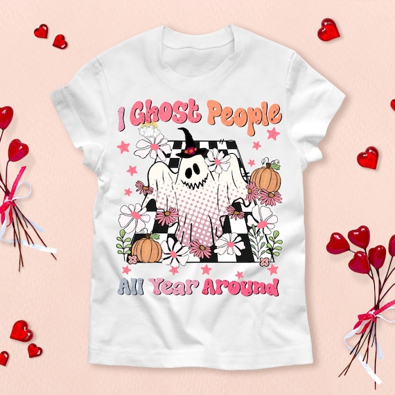 Retro Ghost Png, Retro Halloween png, Shirt Design png, Sublimation Download, Ghost Design, Designs Download, All Year Round, Spooky Season