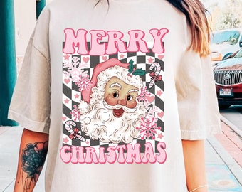 Retro Christmas png, Santa Claus png, Christmas png, Christmas sublimation, merry Christmas png, Christmas vibes png, Sublimation Design