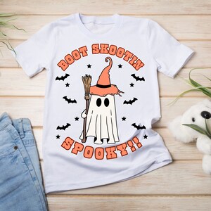 Boot Scoot Spooky png, Western Ghost png, Retro Halloween Design, Cowboy Ghost png, Western Halloween Sublimation, Bat Design, Star Design image 4