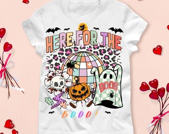 Retro Ghost Png, Retro Halloween png, Shirt Design png, Sublimation Download, Ghost Design, Skull Design, Pumpkin Design Png, Spooky Season