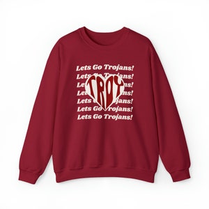 Troy Trojans Sweatshirt, Cute Trendy Troy University Crewneck, Troy University Sweatshirt