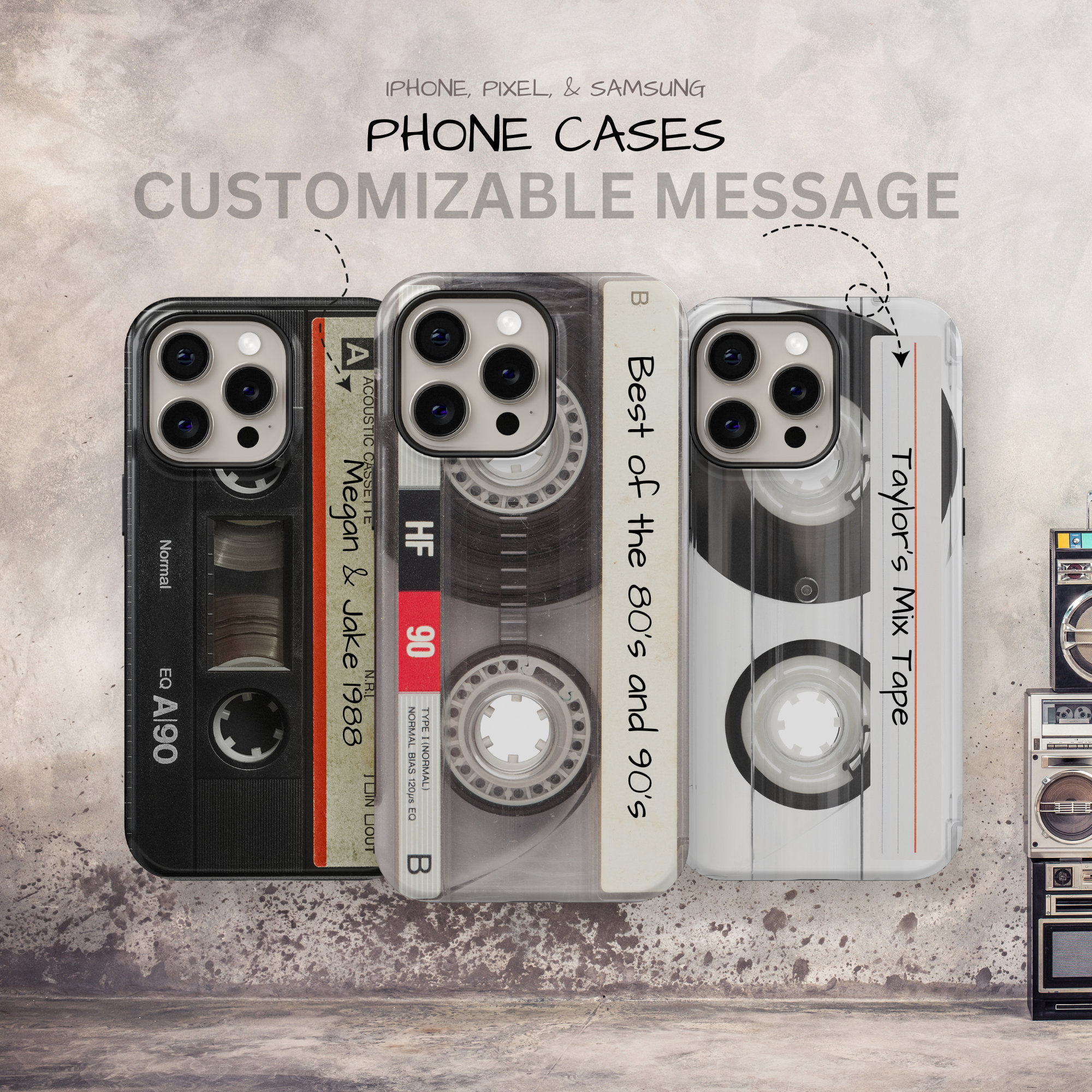 Cassette Phone Cover 