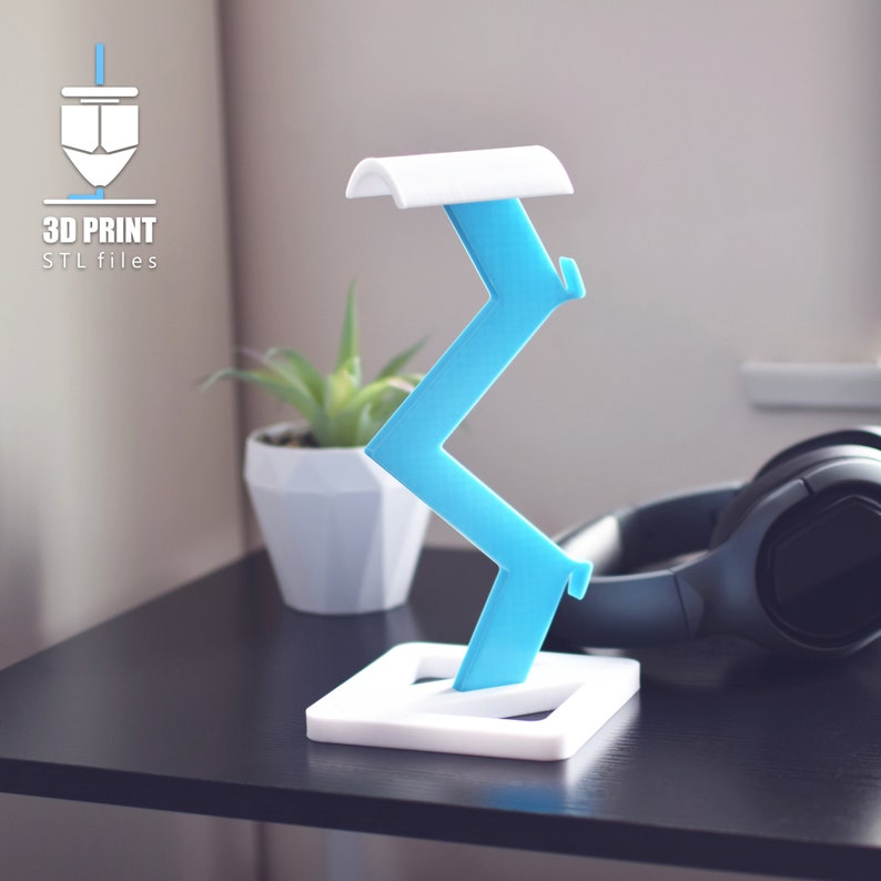 Multi Headphone Stand Digital 3D Model STL File for 3D Printing Etsy