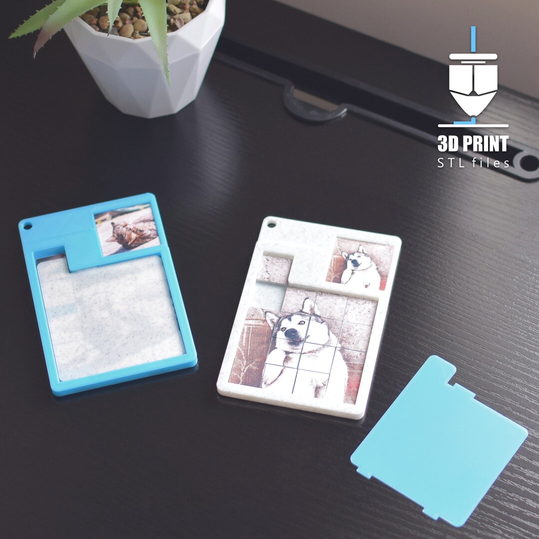 Sliding Picture Puzzle Digital 3D Model STL File for 3D Printing - Etsy