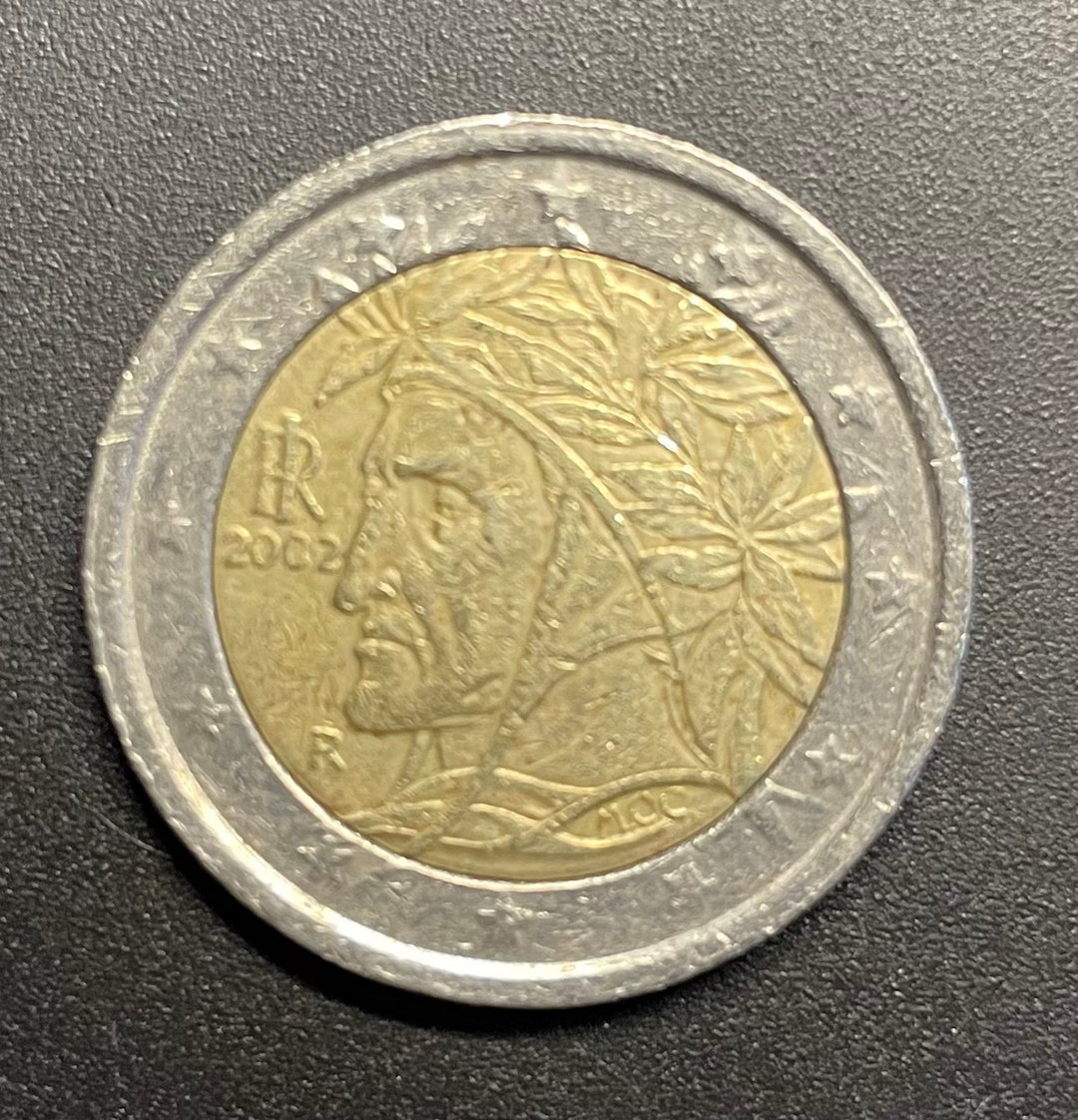 2002 2 euro italy coin value