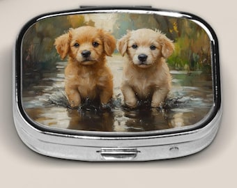 Pastillero para perros, pastillero de viaje