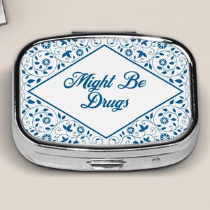 Poison and Antidotes Pill Box A Great Gift Idea For Grandparents Family And Friends, Gothic, Curious, Strange and Unusual, Travel Size