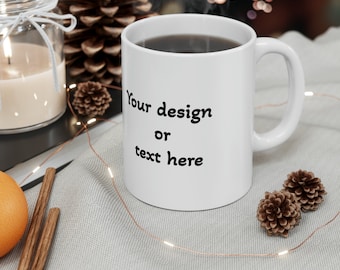 Personalized Mug, Photo and Text