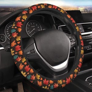 Fall Car Steering Wheel Cover For Women, Cute Car Accessories, Cute Car Decor