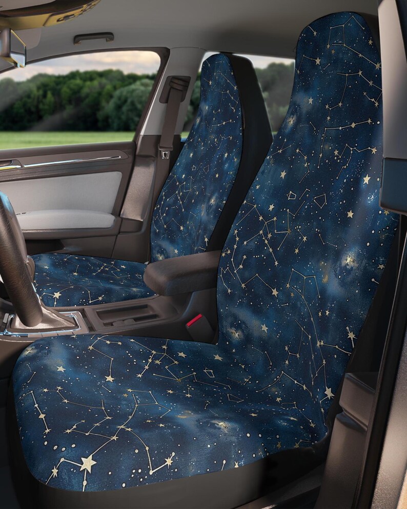 Car Seat Covers Celestial Constellation, Vehicle Car Seat Covers Etsy