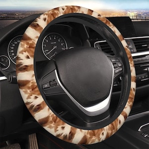 Cow Car Steering Wheel Cover For Women, Cute Car Accessories, Cute Car Decor