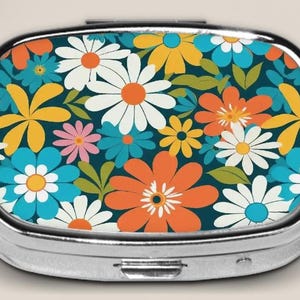 Small Pill Box For Purse, Pill Case, Unique gift, Jewelry box, Pill Box For Grandparents Gifts, Stocking Stuffers, Gift Ideas