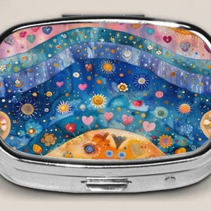 Small Pill Box For Purse, Pill Case, Unique gift, Jewelry box, Pill Box For Grandparents Gifts, Stocking Stuffers, Gift Ideas