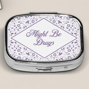 Poison and Antidotes Pill Box A Great Gift Idea For Grandparents Family And Friends, Gothic, Curious, Strange and Unusual, Travel Size
