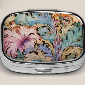 Vintage Style Pill Organizer for Handbag and Journeys, Gift Ideas