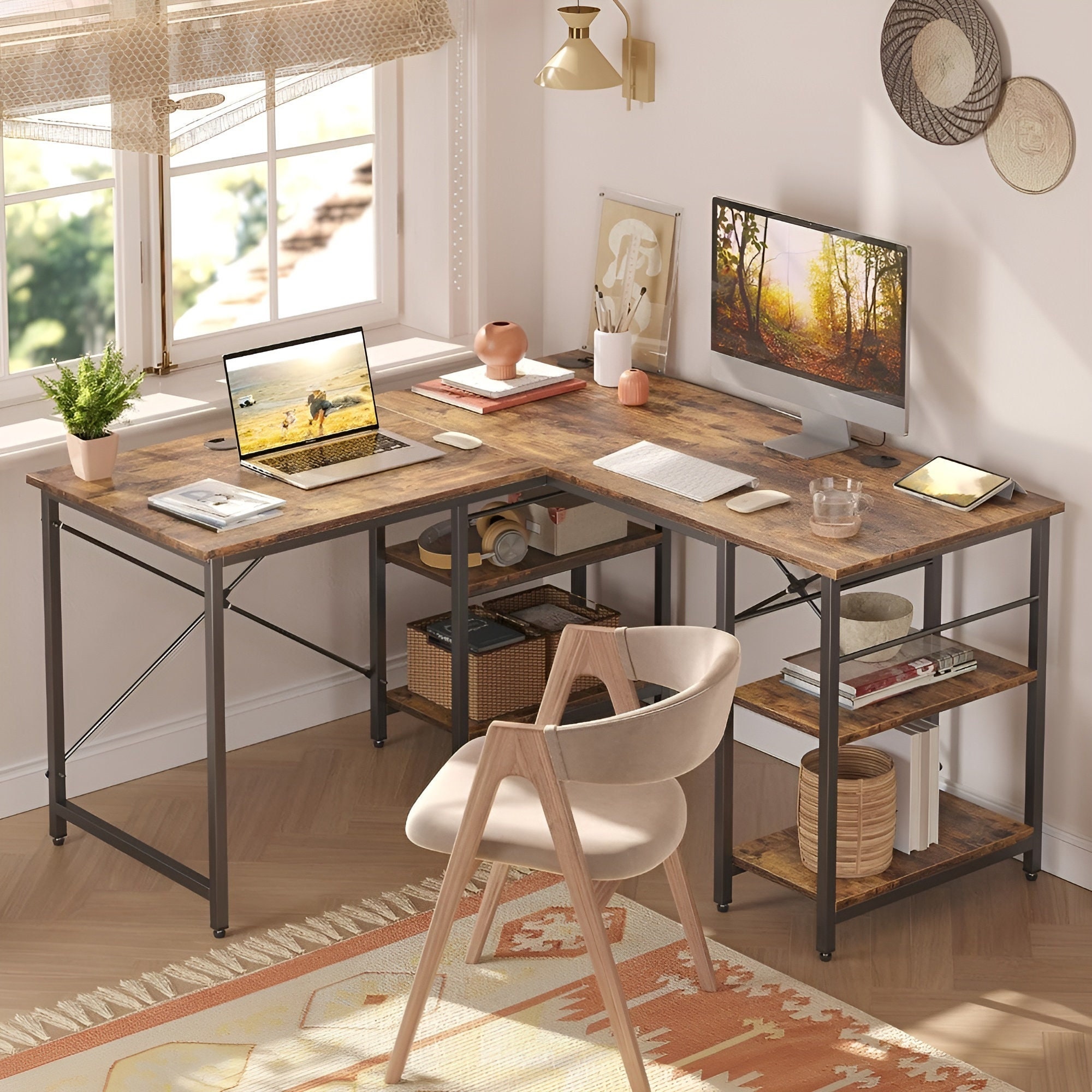 U Shaped Desk Etsy UK