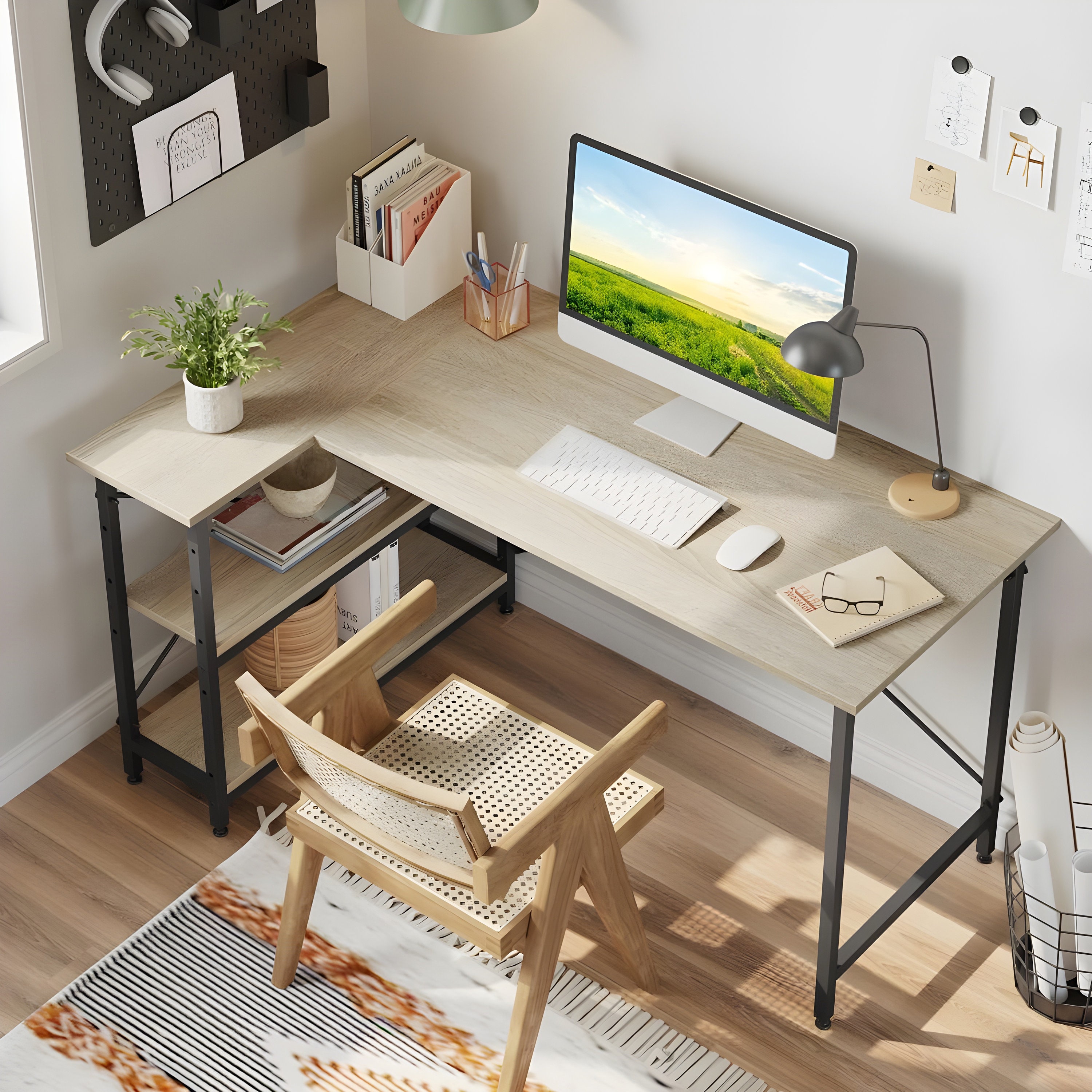 Chappel l shaped computer desk deals