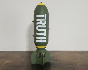 1:12 Scale WWII replica Truth/F/USA/Love bomb prop statement piece