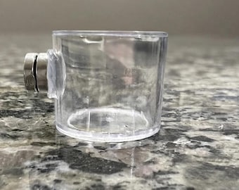 Jumping Spider Feeding Dish | Clear Magnetic Feeder Cup For Spider Dish For Spider Food Cup For Pet Spider