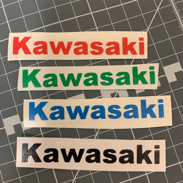 Kawasaki Decals Etsy UK