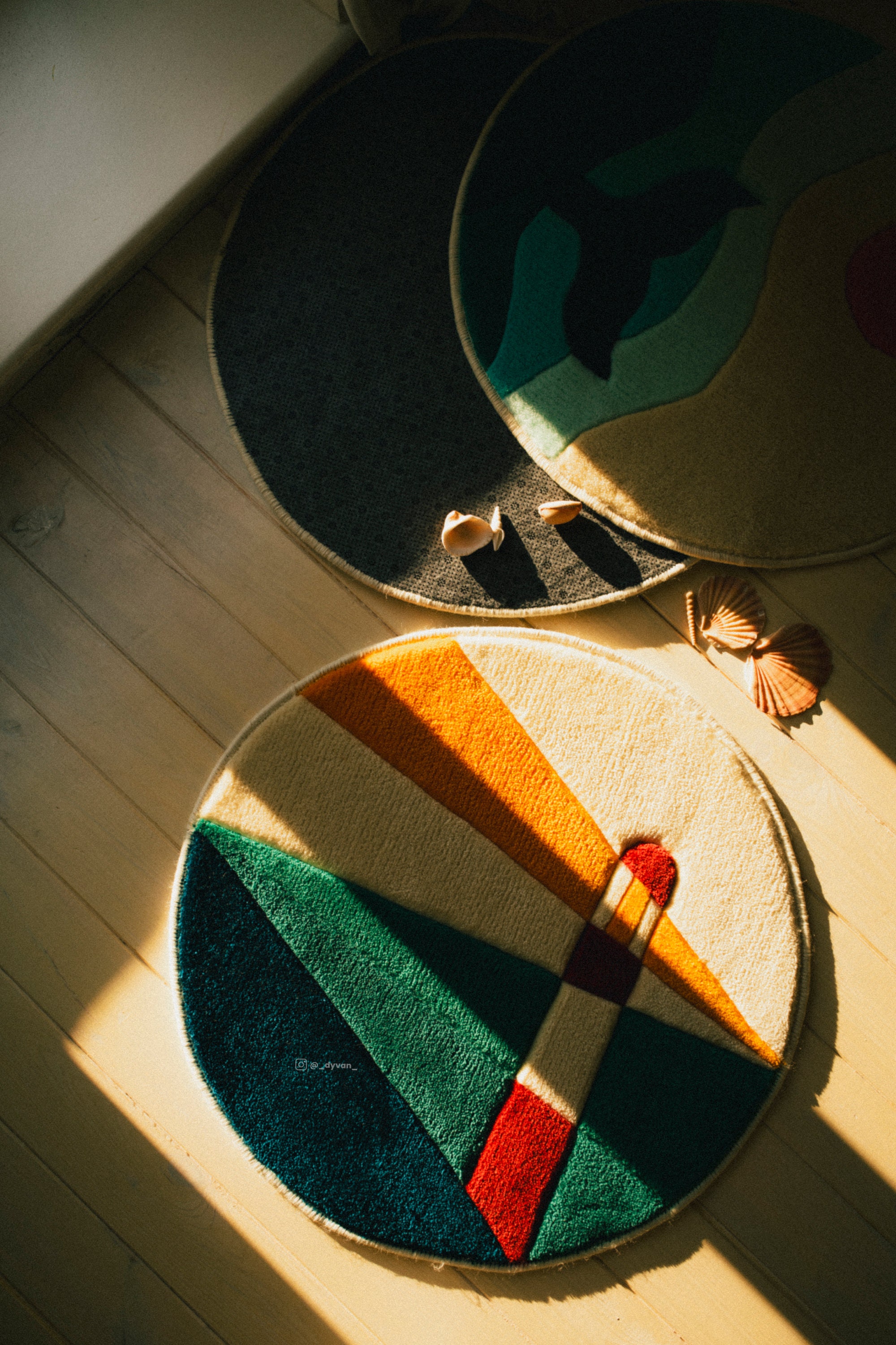 Seaside Inspired Tufted Rug L Lighthouse Motif L Handmade Soft & Fluffy ...