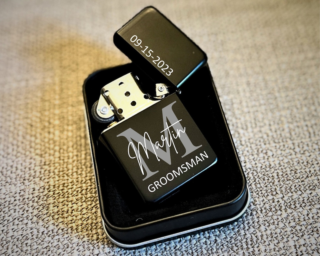 Groomsmen Lighters Personalized Lighters for Groomsmen Gifts Etsy
