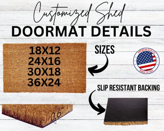 Beware I'm Usually Naked Funny Doormat, Size Large - Welcome Mat - Doormat  - Custom Hand Painted Doormat by Killer Doormats - Yahoo Shopping