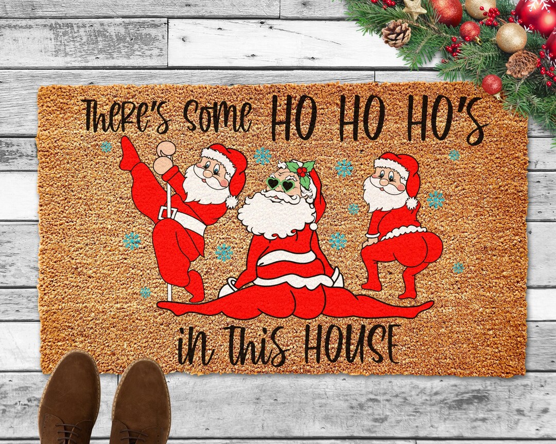 Funny Christmas Doormat Funny Doormat Christmas Door Mat Etsy