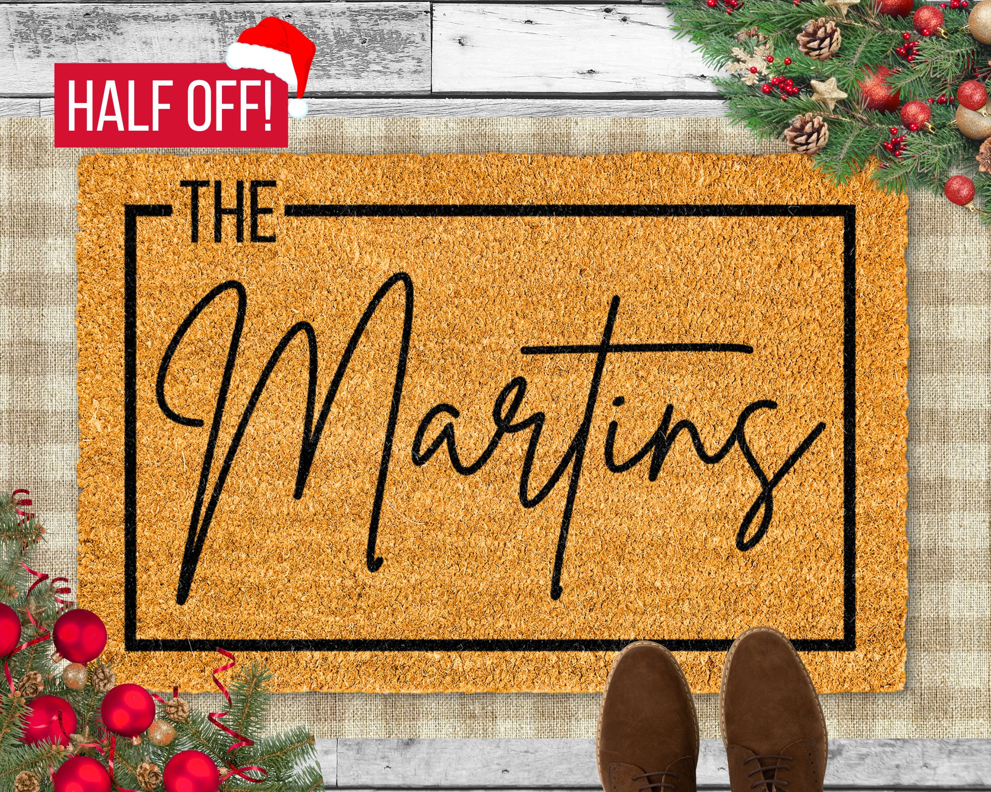 10 Welcome Mats for a Jolly Holiday Season