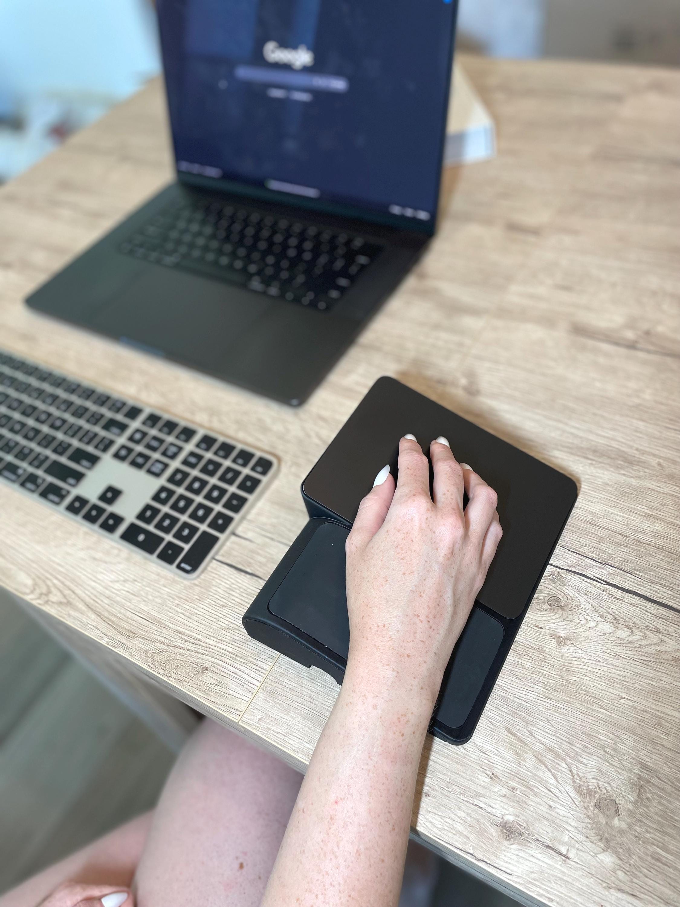 Ergonomic Magic Trackpad Stand | 20 Degree Angle Fixes Wrist