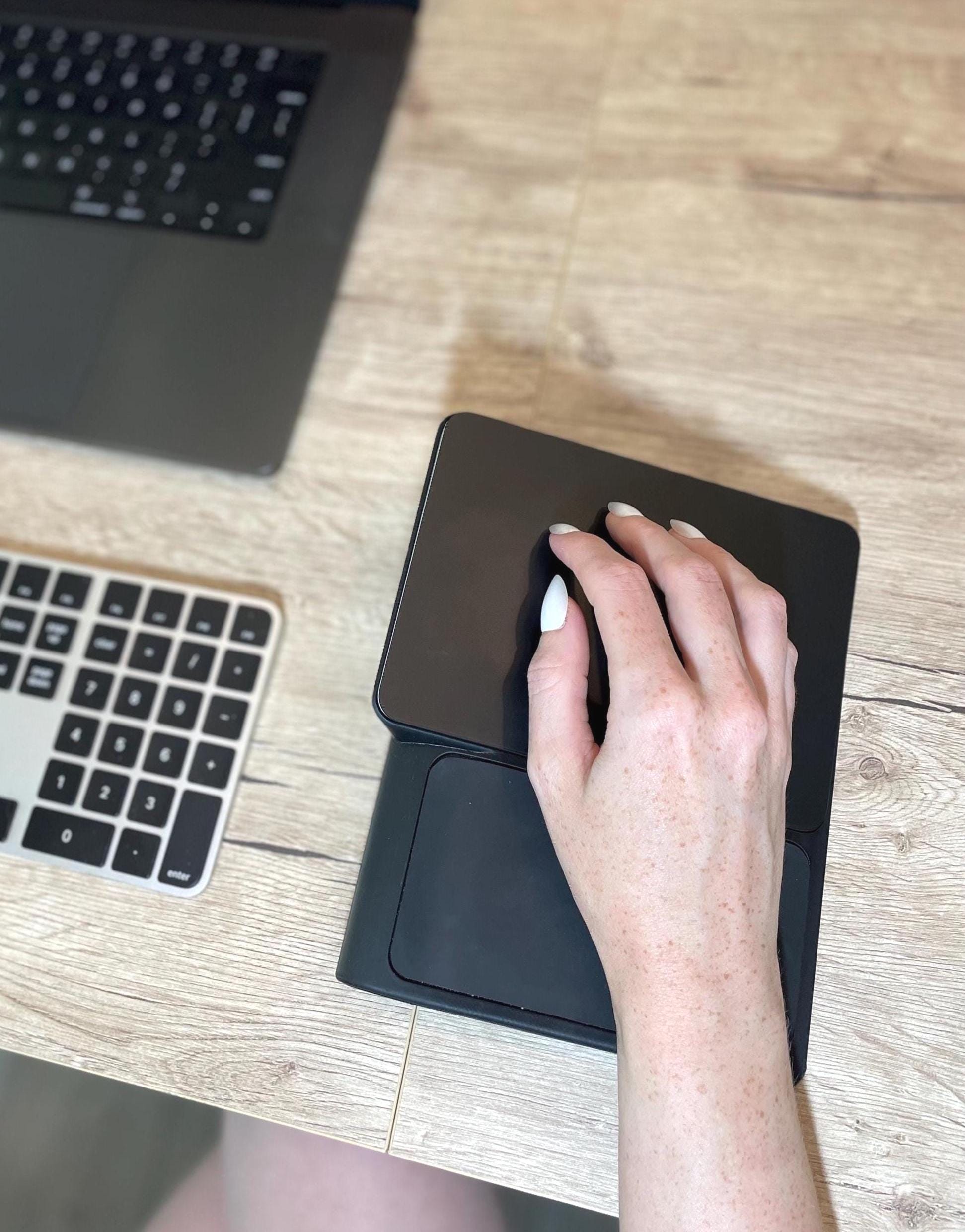 Ergonomic Magic Trackpad Stand | 20 Degree Angle Fixes Wrist